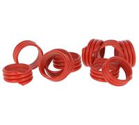 Kerbl Hobbyfarming Bague Identification, Spirale pr Poule, 10mm, Rouge, par 100