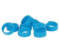 Kerbl Hobbyfarming Bague Identification, Spirale pr Poule, 18mm, Bleu, par 100
