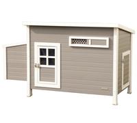 Kerbl Hobbyfarming Clapier ECO en Plastique pour Poules, clapier pour Poules, 137x73x83cm, résistant aux intempéries, matériau Durable, Facile d'entretien, Durable