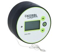 Kerbl Hobbyfarming Commande Duo Pro, Trappe pour Poules, Porte pour Poules, Plastique, Commande de l'éclairage et de l'horloge, Fonctionnement sur Secteur et sur Batterie