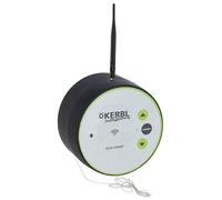 Kerbl Hobbyfarming Commande Duo Smart, Trappe pour Poules,Gris/Vert, Commande par la lumière du Jour etminuterie, Utilisation Via Une Application