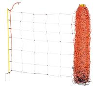 Kerbl Hobbyfarming Filet à Moutons 50 m, Orange, Hauteur : 90 cm - Double Pointe