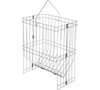 Kerbl Hobbyfarming Mangeoire pour Petits Animaux, 26x19x34cm, métal galvanisé, Alimentation Animale, volaille, Lapins, hygiène Alimentaire améliorée