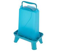 Kerbl Hobbyfarming Nourrisseur avec Pieds 3,5 L pour volaille, Plastique, Bleu