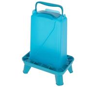 Kerbl Hobbyfarming Nourrisseur avec Pieds 5,5 L pour volaille, Plastique, Bleu
