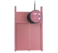 Kerbl Hobbyfarming Porte Automatique Duo Pro Plus 70531 - en Plastique et Aluminium - Rose - Taille S 47 x 32,5 cm - Contrôle de la lumière du Jour et de l'heure - Verrouillage Automatique