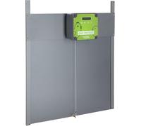 Kerbl Hobbyfarming Porte poulailler EasyProtect Automatique, Gris