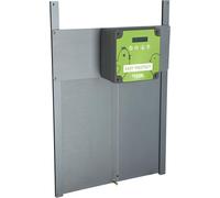 Kerbl Hobbyfarming Poulailler Automatique Kit Complet EasyProtect, Trappe à Poules, Gris, Poules, Ouverture et Fermeture en Fonction de la lumière du Jour et de l'heure