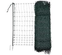 Kerbl PoultryNet Filet à poules 106 cm, 25 m de long non électrifiable, double pointe, vert