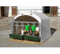 Kerbl Igloo pour veaux - Calfhouse Premium XL avec cornadis