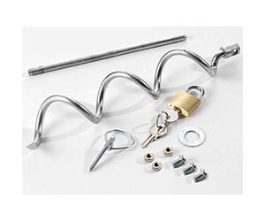 Kerbl Kit antivol pour boîtier de batterie métallique 44656
