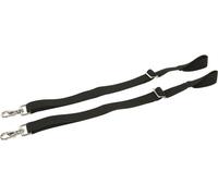 Kerbl lacets de jambe noirs pour couvertures RugBe avec Snaphook, Taille:One Size