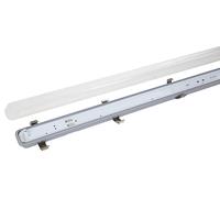 Kerbl Lampe à vasque pour locaux humides pour tubes LED avec 120 cm ou 150 cm de longueur