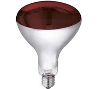 Kerbl Lampe infrarouge rouge (250 W, lampe chauffante pour porcs + volaille, durée maximale de 5000 heures, douille de lampe E27, lampe d'étable) 22245