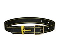 Kerbl Lanière Cloche en polyéthylène, 1 mandrin avec Cordon, Noir/Jaune 40 mm x 110 cm
