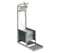 KERBL Lave Botte à Eau à Aspiration à 5 Brosses pour Élevage/Agriculture Urbaine