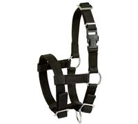 Kerbl Licol en alpaga, avec fermeture à clip, noir, taille universelle, taille réglable, matériau souple, lavable