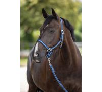 Kerbl Licol en nylon Hippo Pony Marine/Bleu clair