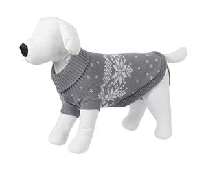 Kerbl Lillehammer Pullover pour Chien Gris/Blanc 30 cm