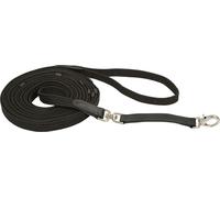 KERBL Longe de Travail avec Ame en cuir pour Cheval 8 m noir