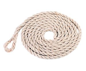 Kerbl Longe/Corde 3,2m sisal torsadé, Petite Boucle