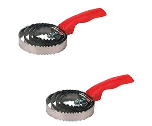 Kerbl Lot de 2 étrilles en métal pour chevaux - Pour le toilettage - Peut aider à masser la peau du cheval