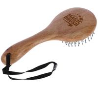 Kerbl MagicBrush Brosse à crinière et queue en bois naturel de qualité supérieure pour chevaux | Poignée ergonomique, poils élastiques et massage doux du cuir chevelu | Idéal pour l'entretien de la