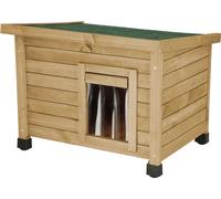 Kerbl Maison pour chats Rustica 57x45x43 cm Brun et vert