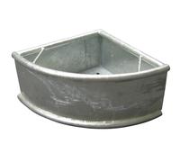 Kerbl Auge d'angle Zinguée pour Cheval 35 L