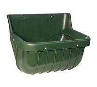 Kerbl Mangeoire pour bovins et Chevaux (Creuse en Plastique Anti-éclats avec Protection Anti-éjection Dimensions (l x H x P) : 42 x 32 x 30 cm, contenance 15 litres) 32582 - Vert