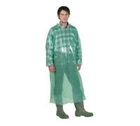 Kerbl Manteau à usage unique vert - 20 pcs. 135 cm de long / avec manches longues / 100% PE