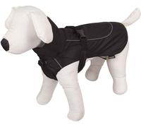 Kerbl Manteau de pluie pour chiens noir avec bandes réfléchissantes, Taille:L