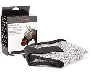 Kerbl Masque anti-mouches avec oreilles et protection anti-UV,Plein