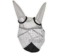 KERBL Masque Anti-Mouches avec Oreilles pour Cheval Noir