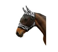 Kerbl Masque anti-mouches zèbre avec protège-oreilles 326113