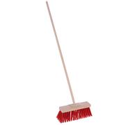 Kerbl Mini balai de cantonnier avec manche avec manche en hêtre de 100 cm