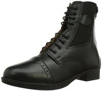 Kerbl Mixte Enfant Bottines D'équitation Monaco En Cuir Lisse, Noir, 35 EU