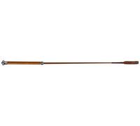Kerbl Mixte Springgerte Cognac, 65 Cm Mit Ledergriff, Mit Klatsche Kerbl Cravache pour Le Saut Poign e en Cuir Claquette Cravache Coloris Mixte Adulte Marron , Marron (cognac), cm EU