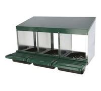 Kerbl Nichoir à poules avec 3 sections Plastique Vert Vert G