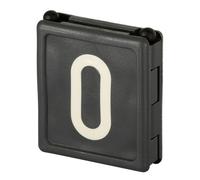 Kerbl Numéro d'identification de collier DUO, 1 chiffre, pack de 6 pour collier de marquage - attache facile
