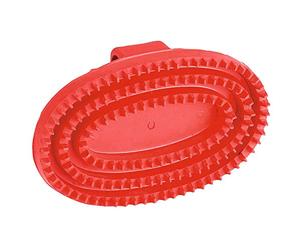 Kerbl Oval Élastique en caoutchouc dur Rouge