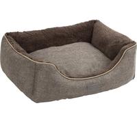 KERBL Panier corbeille Samuel - 50 x 40 x 15 cm - Argent et gris - Pour chien