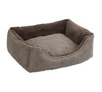 KERBL Panier corbeille Samuel - 50 x 40 x 15 cm - Argent et gris - Pour chien