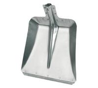 Pelle en aluminium Kerbl taille 9 (Largeur 36 cm, Pelle de jardin / Pelle de grange, en aluminium, avec bordure en acier galvanisé, pelle à neige, sans manche) 2967