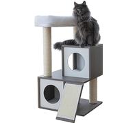 Kerbl Arbre à chat FLAIR – 48×44×86 cm – Blanc/gris – Sisal