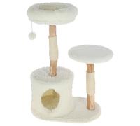Kerbl Pet Arbre à Chat Lucia, Blanc, 90 cm, griffoir pour Chat, Planche à gratter, Bois, Chats