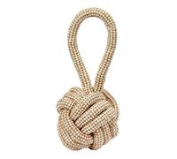 Kerbl Pet Balle avec Corde XL pour Chien Jute/Coton, Beige, 21cm, Ø8cm