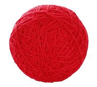 Kerbl Pet Balle de Jeu Laine pour Chat Rouge, Ø10cm