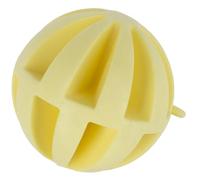 Kerbl Pet Balle, Jouet pour Chien, Jouet à rapporter, Jouet à Lancer pour Chien, Ø 7,5 cm, Jaune, TPE, Flottant, hygiène Dentaire, sans bisphénol A, Peut être remplie de friandises, pour Chiens