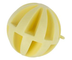 Kerbl Pet Balle, Jouet pour Chien, Jouet à rapporter, Jouet à Lancer pour Chien, Ø 7,5 cm, Jaune, TPE, Flottant, hygiène Dentaire, sans bisphénol A, Peut être remplie de friandises, pour Chiens